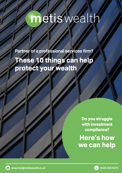 Partner of a professional services firm? These 10 things can help protect your wealth